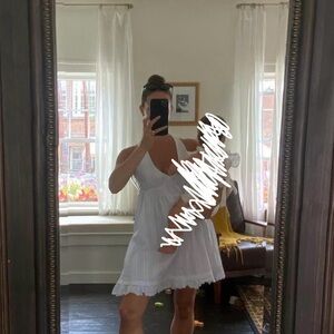 White Sleeveless Dress